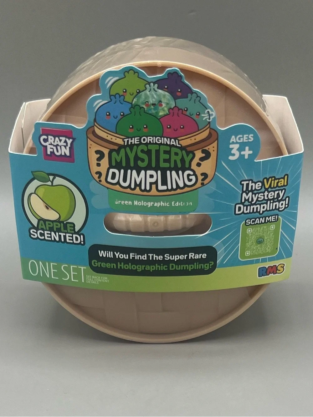 RMS Crazy Fun Green Holographic Edition Mystery Dumpling Apple Scented 🍏 NEW